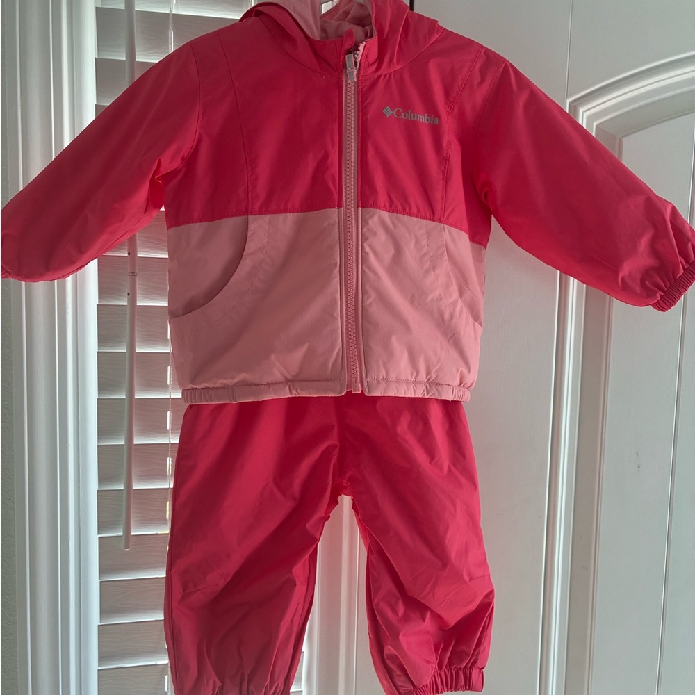 Columbia Kids' Pink Snowsuit Set